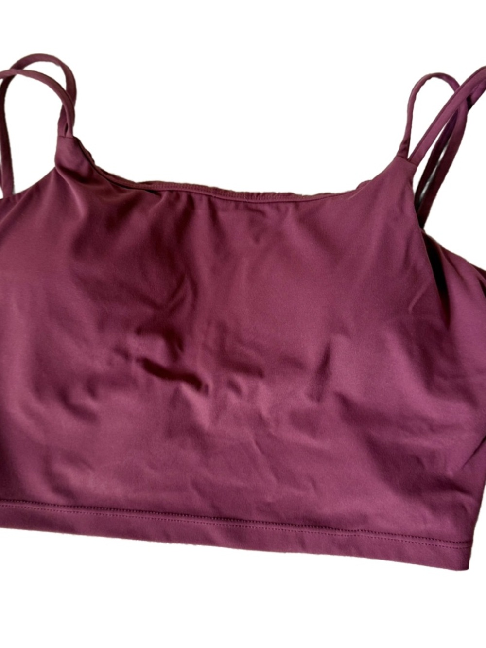 Halara UltraSculpt Double Straps Twisted Backless Cropped Yoga Tank Top